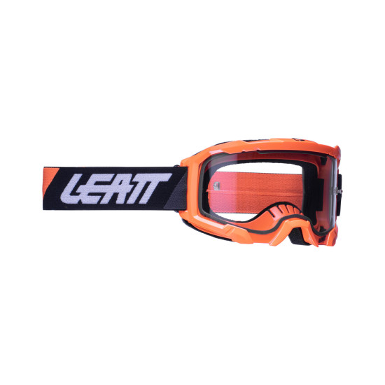 LEATT GOGGLE VELOCITY 4.5 akinių akiniai, neoninės oranžinės spalvos, skaidrūs (83%), spalva fluorescencinė oranžinė / j