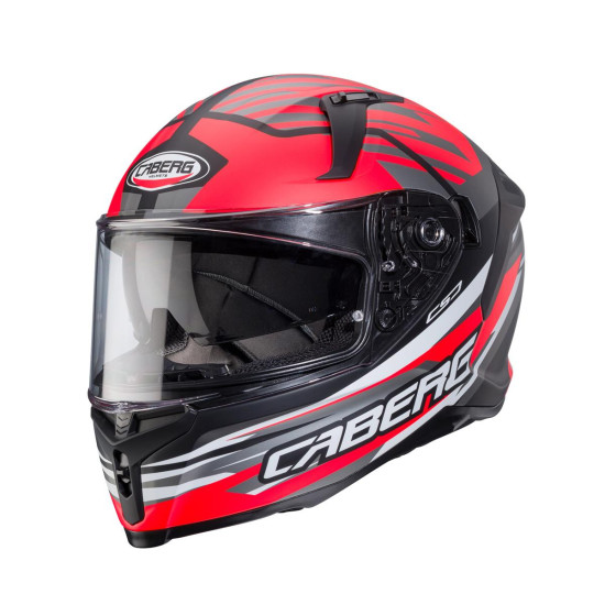 CABERG IŠPARDAVIMAS AVALON X KIRA UŽDARAS ŠALMAS, SPALVA MATINIS JUODA / PILKA / FLUO RAUDONA, DYDIS S