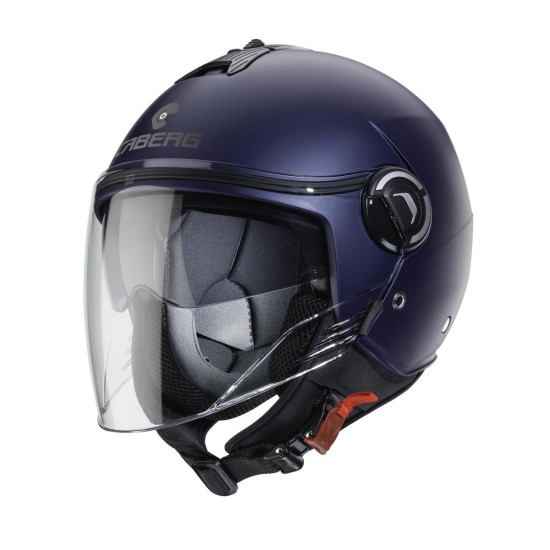 CABERG JET ATVIRAS ŠALMAS SU SKYDELIU, MODELIS RIVIERA V4X, VIENOS SPALVOS, MATINIS MĖLYNAS - YAMAHA, DYDIS M
