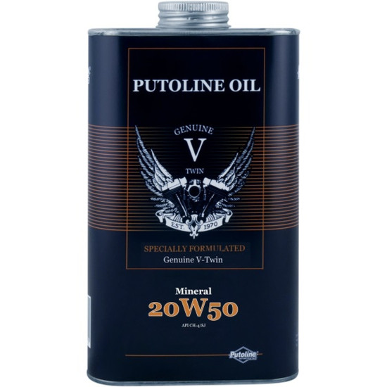 PUTOLINE OLEJ SILNIKOWY 1 L GENUINE V-TWIN MINERAL 20W50 1L (AKC)