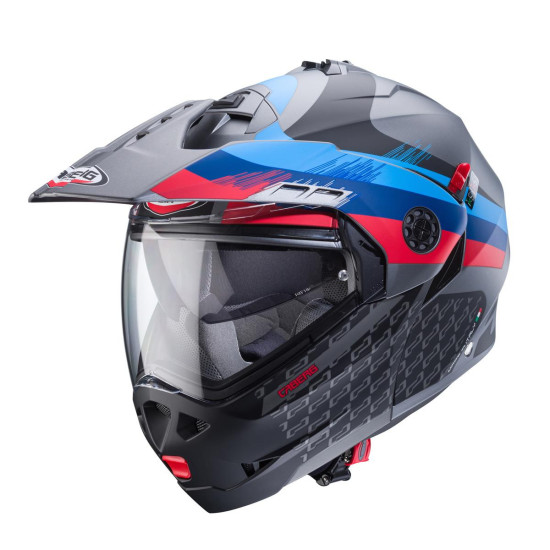 CABERG KASK SZCZĘKOWY FLIP-UP ENDURO MODEL TOURMAX X SARABE KOLOR SZARY MAT / CZARNY / KOLORY BMW ROZMIAR L (PINLOCK W Z