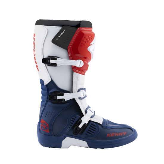 KENNY RACING KROSO / ENDURO BATAI TRACK PATRIOT MĖLYNI / BALTI / RAUDONI 47 DYDIS