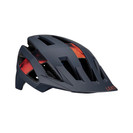 LEATT KASK ROWEROWY MTB TRAIL 3.0 V23 HELMET SHADOW KOLOR SZARY / POMARAŃCZOWY ROZMIAR L (59-63 cm)