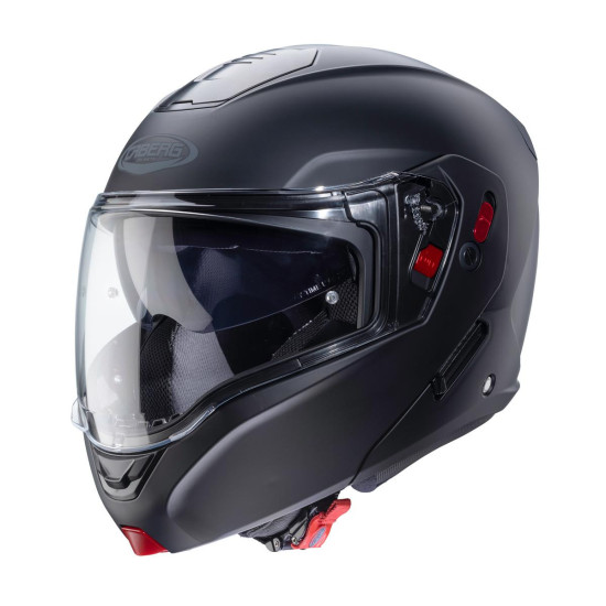 CABERG KASK SZCZĘKOWY FLIP-UP MODEL HORUS X SOLID KOLOR CZARNY MAT ROZMIAR XL (PINLOCK W ZESTAWIE)