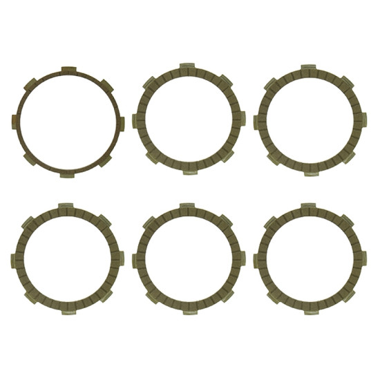 PSYCHIC clutch discs RACING KAWASAKI KMX 125 '87-'03 (F1761) (EBS4486R)