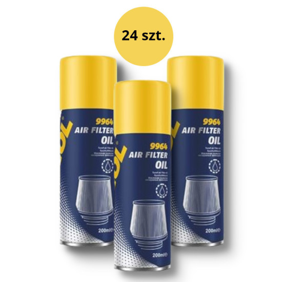 „MANNOL“ oro filtrų alyvos purškiklis, 200 ml (9964) (24), dėžutėje 24 vienetai (pakuotė)