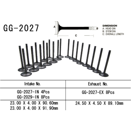 VESRAH exhaust valve YAMAHA R1 '98-99' (OEM: 4XV-12121-00,5JJ-12121-00) (1pc.) (MADE IN JAPAN)