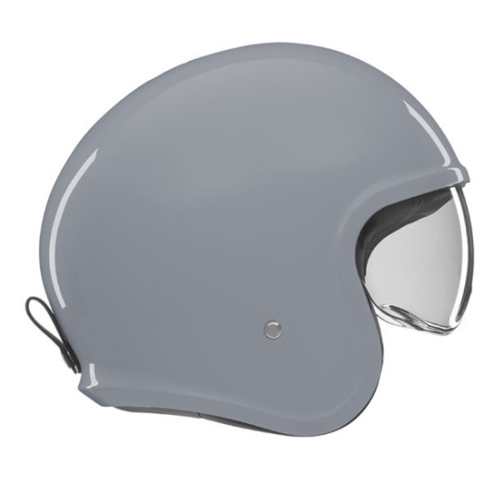 NOX PROMOCJA PREMIUM KASK OTWARTY JET NEXT SOLID KOLOR SZARY POŁYSK ROZMIAR M (CIEMNA BLENDA)