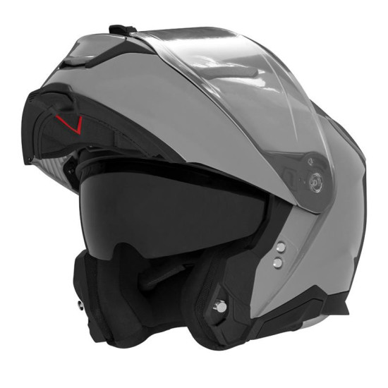 NOX KASK SZCZĘKOWY (FLIP-UP) Z BLENDĄ N967 SOLID KOLOR SZARY POŁYSK ROZMIAR XXL (PINLOCK DO TEGO MODELU - FILMPINLOCK30D