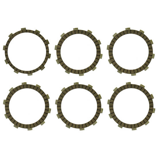 PSYCHIC clutch discs YAMAHA YBR 250 '07-'11 (F1675) (EBS1217)