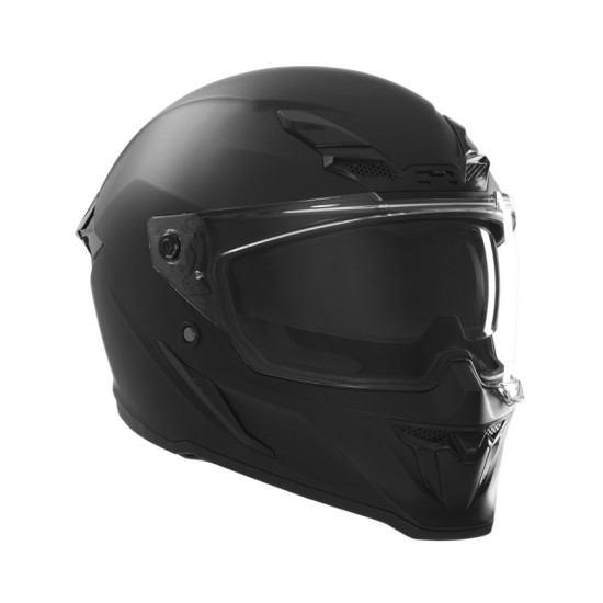 EXKLUSIV PROMOCJA KASK INTEGRALNY GOLIATH KOLOR CZARNY MAT ROZMIAR S (DODATKOWA CIEMNA SZYBKA W ZESTAWIE)