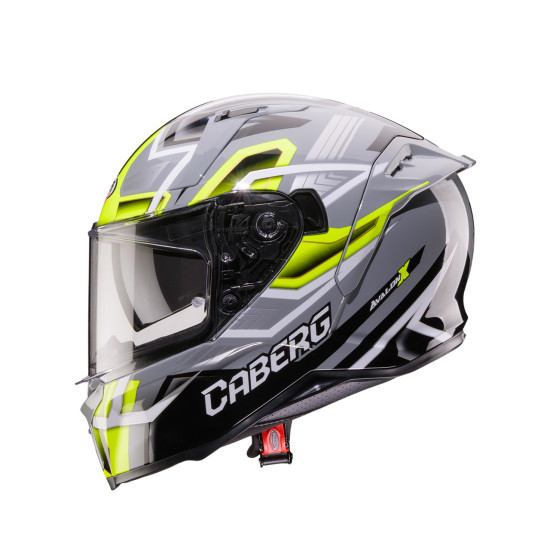 CABERG 2026 KASK INTEGRALNY Z BLENDĄ MODEL AVALON X BRAMA KOLOR CZARNY / ŻÓŁTY FLUO / SZARY ROZMIAR L
