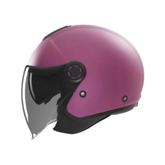NOX KASK OTWARTY JET Z BLENDĄ N182 SOLID KOLOR FUKSJA MAT (INTENSYWNY ODCIEŃ RÓŻOWEGO) ROZMIAR XS