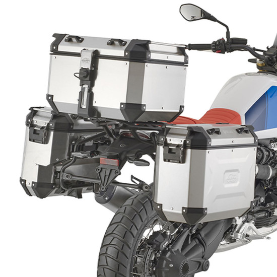 KAPPA 2026 / 02 MONOKEY ŠONINIAI DĖŽĖS SU VENTILIATORIUMI BMW R 12 G / S '25-26 - KVG K'VOYAGER ALIUMINIO ŠONINIAMS DĖŽĖ