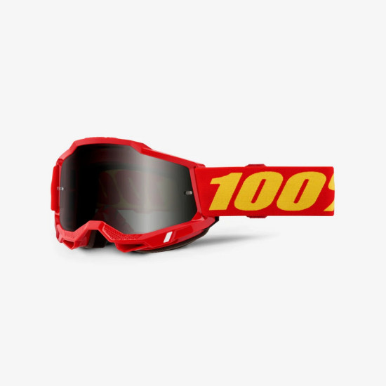 100 PROCENT GOGLE ACCURI 2 SAND RED - SMOKE LENS - KOLOR CZERWONY / ŻÓŁTY SZYBA PRZYCIEMNIANA