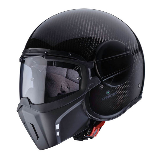 CABERG ATVIRAS ŠALMAS JET MODEL GHOST X CARBON SPALVA CARBON DYDIS M