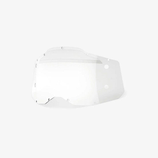 100 PROCENT AC2 / ST2 FORECAST YOUTH REPLACEMENT LENS - CLEAR - SZYBA / SZYBKA DO FORECAST ROLL - OFF GOGLI POJEDYŃCZA A