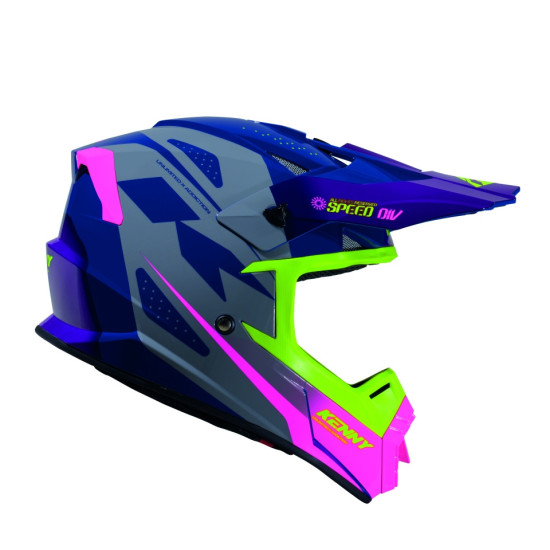 KENNY RACING KASK CROSS / ENDURO TRACK GRAPHIC SPEED PURPLE PINK KOLOR FIOLETOWY / RÓŻOWY / ŻÓŁTY ROZMIAR M