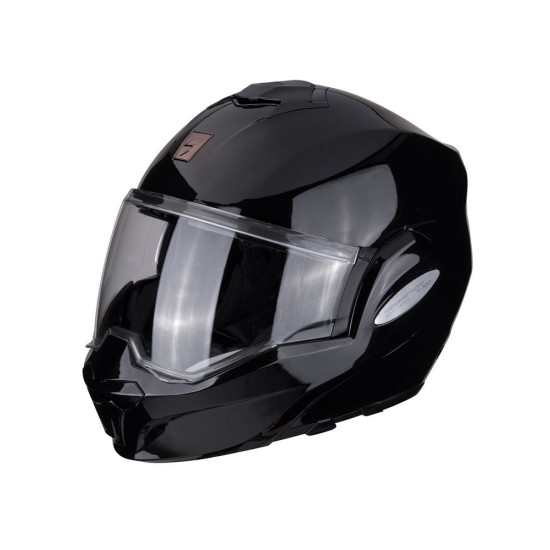SCORPION KASK SZCZĘKOWY (SZCZĘKA DO TYŁU) EXO-TECH SOLID BLACK KOLOR CZARNY ROZMIAR XL