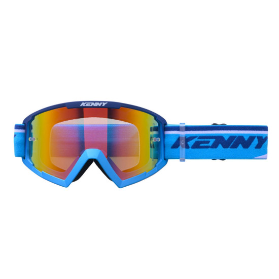KENNY LENKTYNINIAI AKINIAI, MODELIO TRACK+ VAIKAMS / JAUNIMUI / VAIKIŠKI, TAMSI MĖLYNI - RAUDONI LĘŠIAI - MĖLYNA SPALVA,
