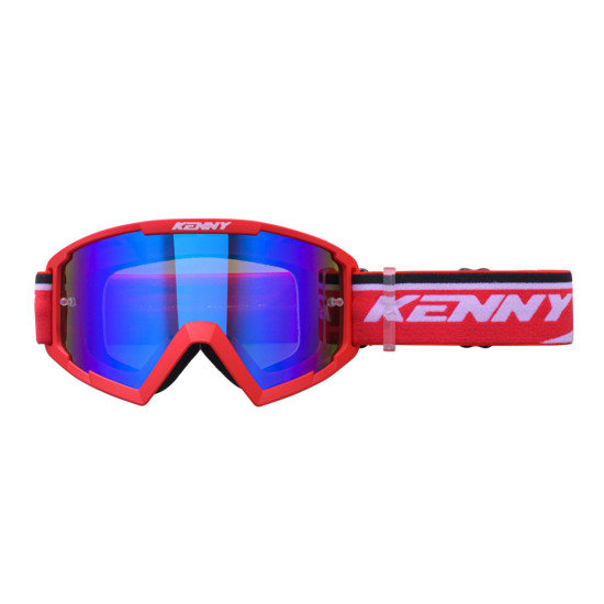 KENNY LENKTYNINIAI AKINIAI, MODELIO TRACK+, VAIKAMS / JAUNIMUI / VAIKIŠKI, RAUDONI - MĖLYNI LĘŠIAI - SPALVA RAUDONA / BA