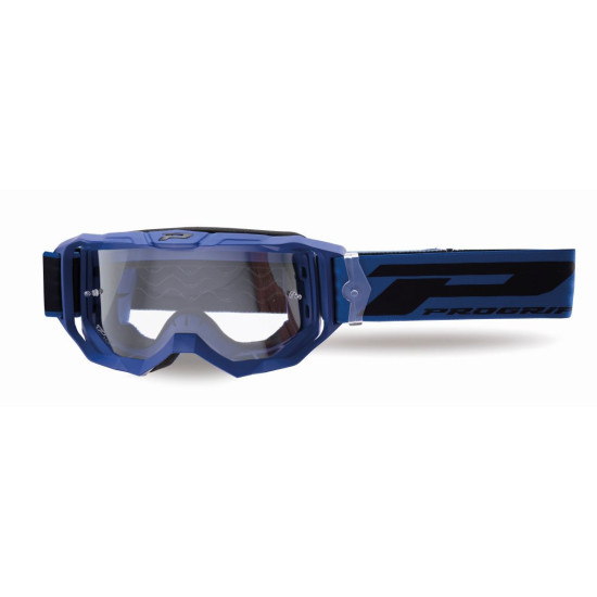 PROGRIP AKINIAI PG3300-410 TR VISION SPALVA MĖLYNA MATINIS (STIKLAS PG3310 SKAIDRUS, NEĮBRĖŽIANTIS, NERASOJANTIS, APSIAU
