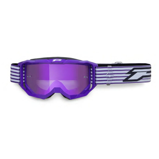 PROGRIP GOGGLES PG3300-310 FL VISION GO COLOR PURPLE MATTE (LENS PG3353 PURPLE MIRROR ANTISCRATCH, NO FOG, ANTI UV) (330
