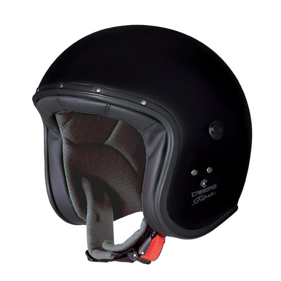 CABERG ATVIRAS ŠALMAS JET MODEL FREERIDE X VIENOS SPALVOS MATINIS JUODAS DYDIS XXL (SU SKYDELIU)