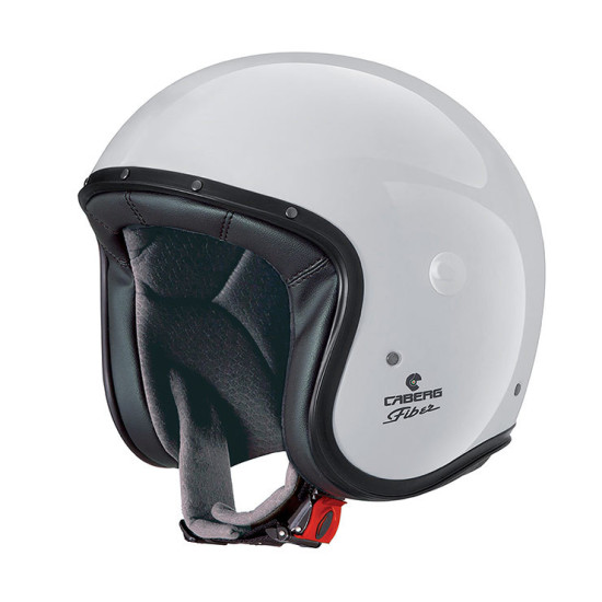 CABERG ATVIRAS ŠALMAS JET MODEL FREERIDE X VIENOS SPALVOS BALTA BLIZGUS DYDIS S (SU SKYDELIU)