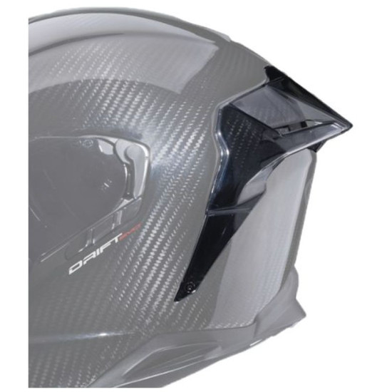 CABERG DALYS GALINIS SPOILERIS DRIFT EVO PRO ŠALMUI, DŪMO SPALVA