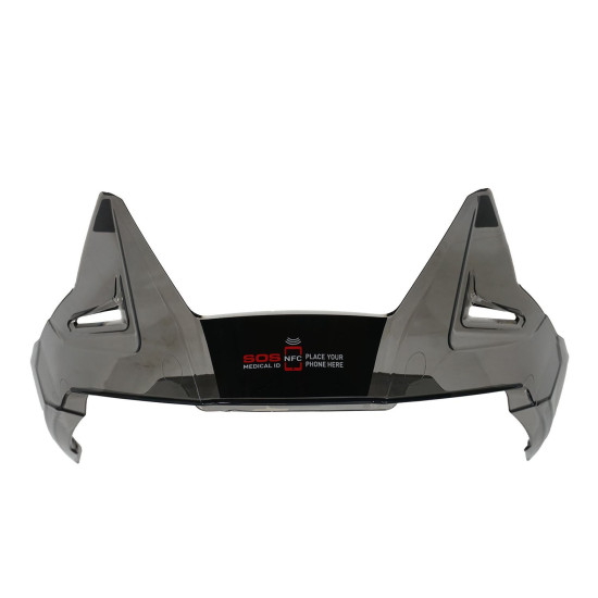 CABERG PARTS GALINIS SPOILERIS DRIFT EVO II ŠALMUI, RŪKYTOS SPALVOS - RŪKYTOS SPALVOS, DYDIS XS / S / M