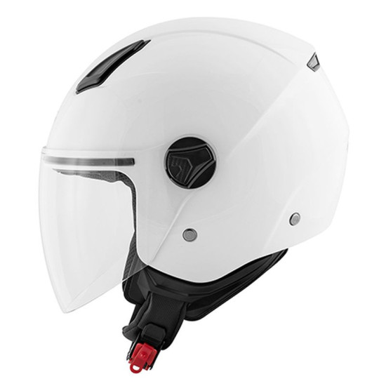 KAPPA ŠALMAS KV28 EVO SOLID JUNIOR ATVIRAS, MĖLYNAS, BALTOS SPALVOS, DYDIS 54 / XS (PATVIRTINTAS ECE 22R06)