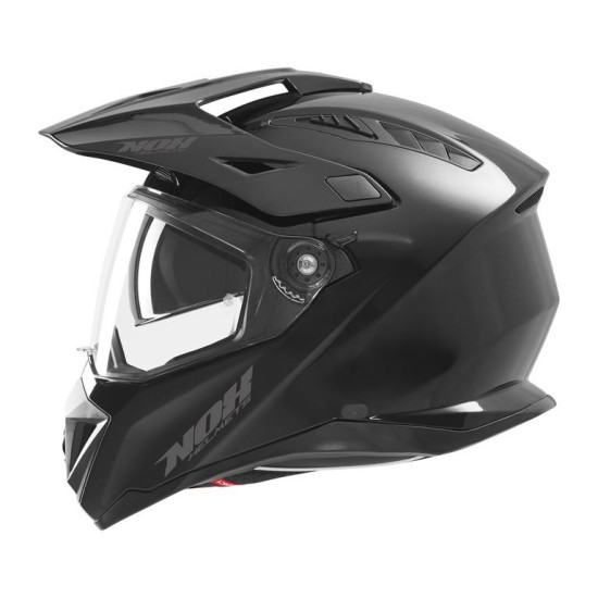 NOX OFFROAD / TRAIL DUOSPORT (DUAL) HELMET N350 SOLID WITH VISOR AND visor COLOR GLOSS BLACK SIZE XXL