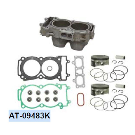 BRONCO cylinder kit POLARIS 900 ACE '16, RANGER 900 '13-'16, RZR 4/ RZR 900 '15-'16 (STD. 93 mm)