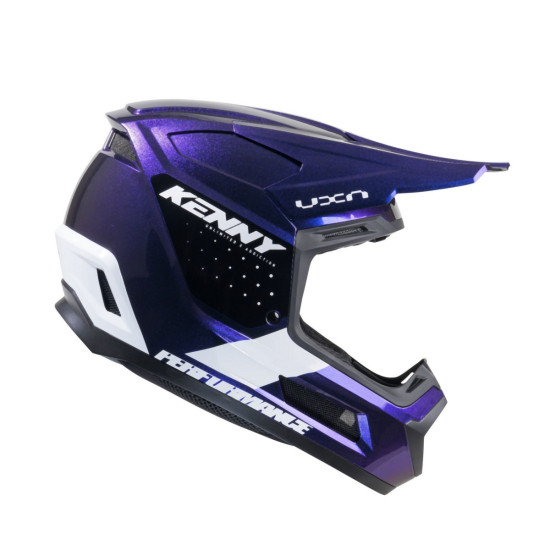 KENNY RACING KASK CROSS / ENDURO MODEL PERFORMANCE ERT GRAPHIC NIGHT DIAMOND PEARL KOLOR FIOLETOWY / CZARNY / BIAŁY ROZM