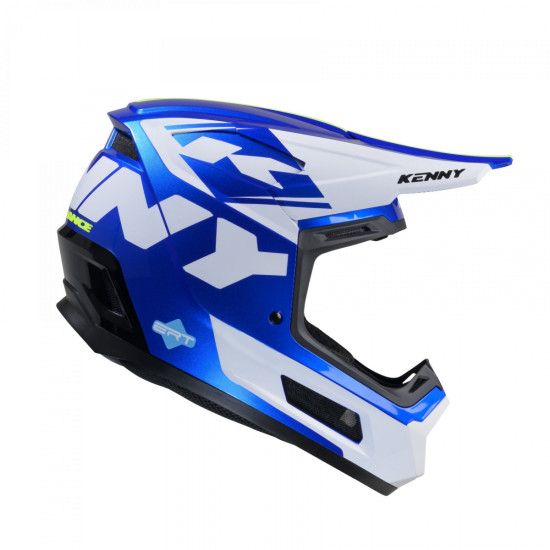 KENNY RACING ŠALMAS KROSAS / ENDURO MODELIS PERFORMANCE ERT GRAPHIC CANDY MĖLYNA SPALVA MĖLYNA / BALTA / JUODA DYDIS L (