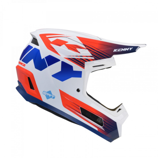 KENNY RACING ŠALMAS KROSUI / ENDURO MODELIS PERFORMANCE ERT GRAPHIC PATRIOT SPALVA BALTA / RAUDONA / MĖLYNA DYDIS XL (61