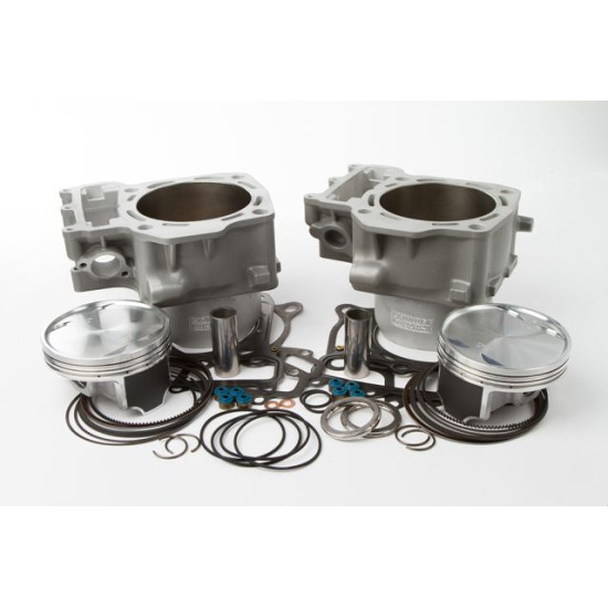 CYLINDER WORKS cilindro komplektas KAWASAKI KVF 750 BRUTE FORCE, BIG BORE +6mm(91mm)860CCM (9:1) (2 vnt.)