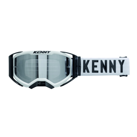 KENNY LENKTYNINIAI AKINIAI „PERFORMANCE EVO 2“ BALTA SU SKAIDRIAIS LĘŠIAIS – SKAIDRŪS LĘŠIAI BALTI / JUODI