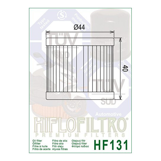 ALYVOS FILTRAS HIFLO HF131