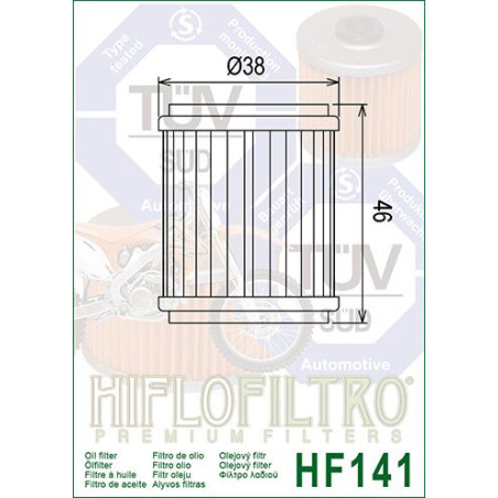ALYVOS FILTRAS HIFLO HF141
