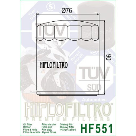 OIL FILTER HIFLO HF551