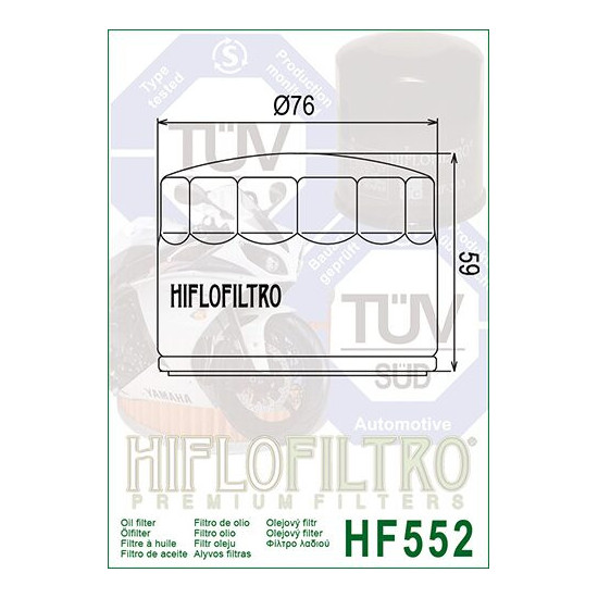 OIL FILTER HIFLO HF552