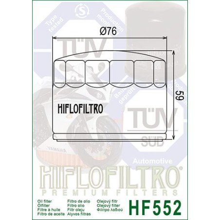 OIL FILTER HIFLO HF552