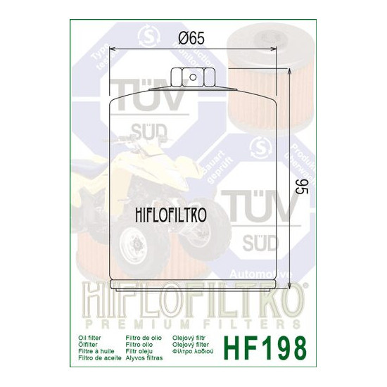 ALYVOS FILTRAS HIFLO HF198