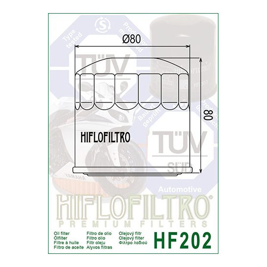 OIL FILTER HIFLO HF202