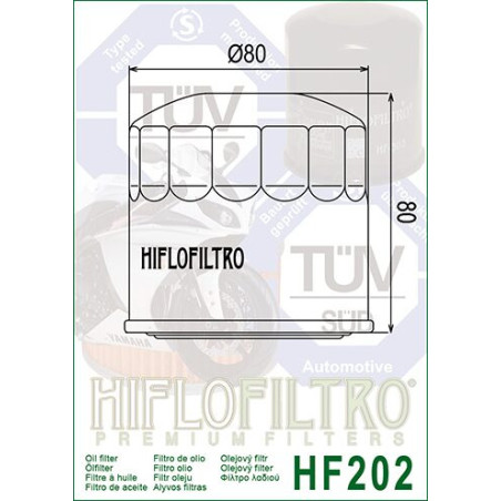 ALYVOS FILTRAS HIFLO HF202