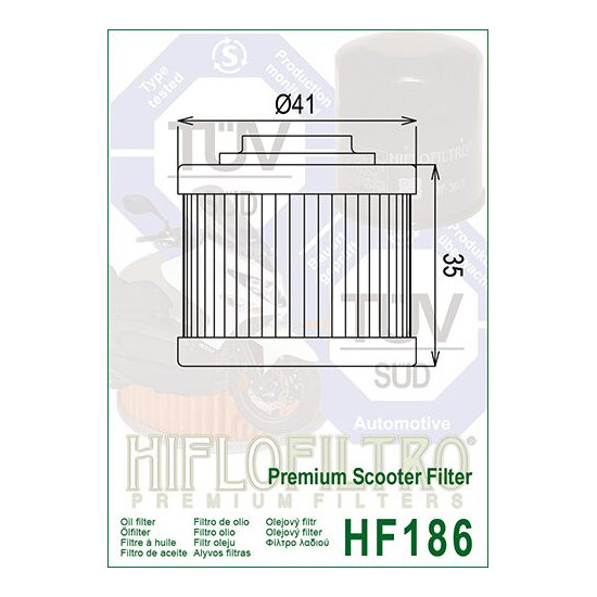 ALYVOS FILTRAS HIFLO HF186