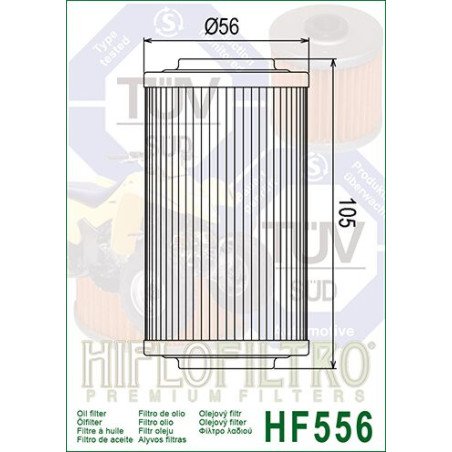 ALYVOS FILTRAS HIFLO HF556