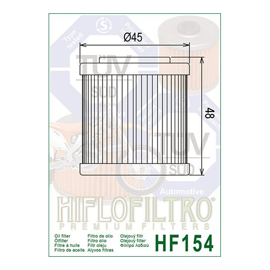 OIL FILTER HIFLO HF154